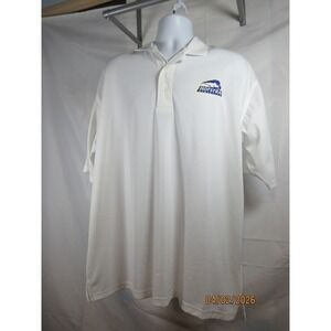 Sport-Tek Port Authority Hofstra Athletics Polo Shirt Mens XL White Short Sleeve